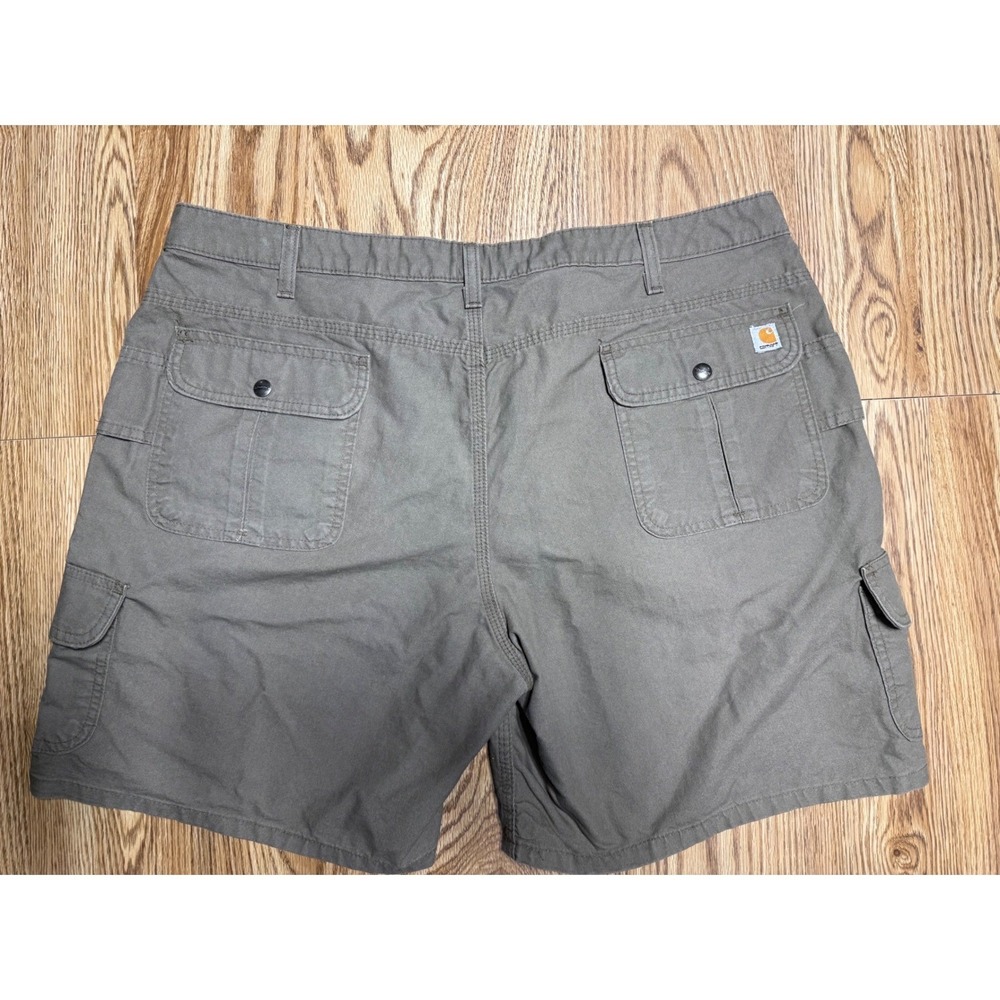 Carhartt Womens Size 20 Sand Cargo Shorts Cotton Workwear Hiking Utility Casual - Picture 5 of 7